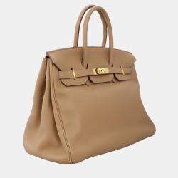 Pre Owned Hermes Birkin 35 Leather Bag