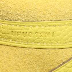 Pre Owned Hermes Jaune Citron Taurillon Clemence Leather Picotin Lock 18 Bag