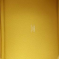 Pre Owned Hermes Jaune Citron Taurillon Clemence Leather Picotin Lock 18 Bag