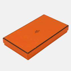 Pre Owned Hermes Azap Long Silk In Etoupe Epsom