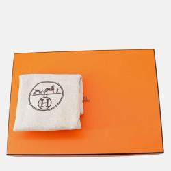 Pre Owned Hermes Herbag Zip Ardoise/Ecru Toile H Vache Hunter Leather Mini