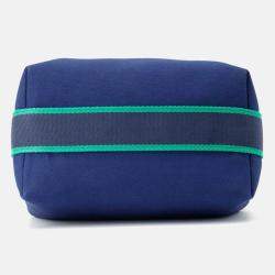 Pre Owned Hermes Brid A Black Navy/Green Canvas PM 