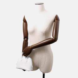Pre Owned Hermes Bolide 1923 New White Evercolor Mini Handbag