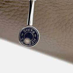 Pre Owned Hermes Lindy Mini Etoupe Taurillon Clemence Bag 