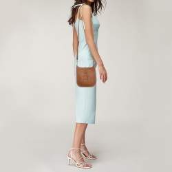 Pre Owned Hermès Gold Taurillon Clemence Leather Evelyne TPM Bag