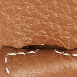 Pre Owned Hermès Gold Taurillon Clemence Leather Evelyne TPM Bag