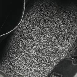 Pre Owned Hermes Noir Epsom Leather Gold Finish Birkin 30 Bag