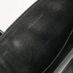 Pre Owned Hermes Noir Epsom Leather Gold Finish Birkin 30 Bag