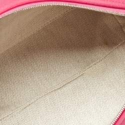 Pre Owned Hermes Hibiscus Canvas Small Bride-a-Brac Pouch