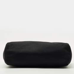 Pre Owned Hermes Black Canvas and Leather 2 in 1 Herbag 39 Bag