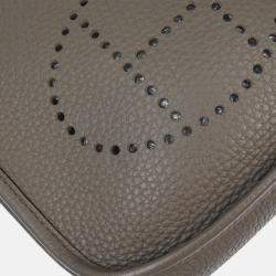 Pre Owned Hermes Evelyne TPM Etain Taurillon Clemence Shoulder Bag