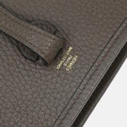 Pre Owned Hermes Evelyne TPM Etain Taurillon Clemence Shoulder Bag