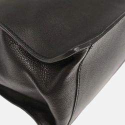 Pre Owned Hermes Etribelt Black Evergrain Handbag