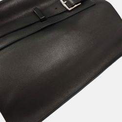 Pre Owned Hermes Etribelt Black Evergrain Handbag