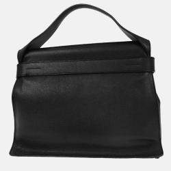 Pre Owned Hermes Etribelt Black Evergrain Handbag