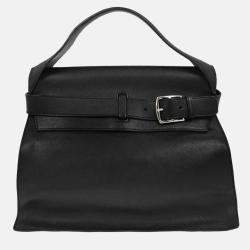 Pre Owned Hermes Etribelt Black Evergrain Handbag
