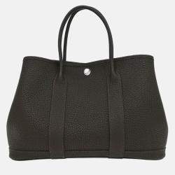 Pre Owned Hermes Garden Party 30 Ebene Negonda Tote Bag