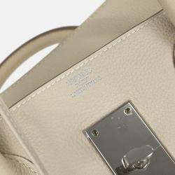 Pre Owned Hermes Haut a Courroies 50 Craie Togo Handbag