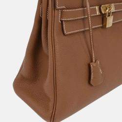 Pre Owned Hermes Kelly 32 Retourne Taurillon Clemence Handbag