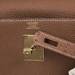 Pre Owned Hermes Kelly 32 Retourne Taurillon Clemence Handbag