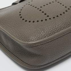 مملوكة مسبقًا حقيبة هيرمس إيفلين TPM جلد كليمينس توريلون أزرق فرنسا