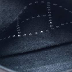 Pre Owned Hermes Bleu Indigo/Lime Epsom Leather Evelyne Amazone TPM Bag