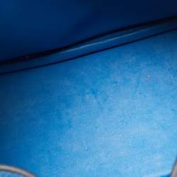 Pre Owned حقيبة هيرمس ميني ليندي جلد كليمنس توريلون بلو فريدا إكسسوار مطلي ذهبي