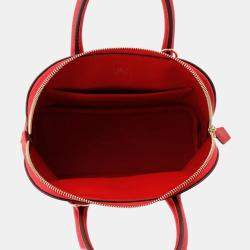 Pre Owned Hermes Bolide 1923 Mini Rouge Ladue Evercolor Handbag