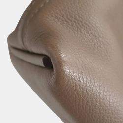 Pre Owned Hermes 24/24 Sac Van Quatre Mini Etoupe Swift Evercolor Leather Handbag