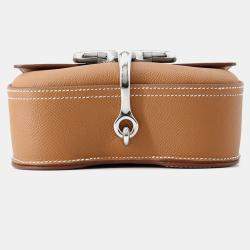 Pre Owned Hermes Della Cavaleria Mini Gold Epsom Bag