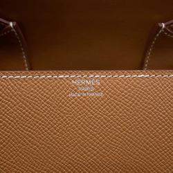 Pre Owned Hermes Della Cavaleria Mini Gold Epsom Bag