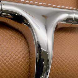 Pre Owned Hermes Della Cavaleria Mini Gold Epsom Bag