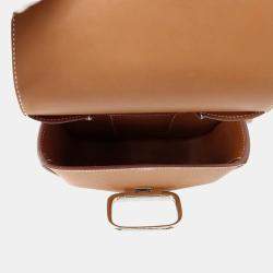 Pre Owned Hermes Della Cavaleria Mini Gold Epsom Bag