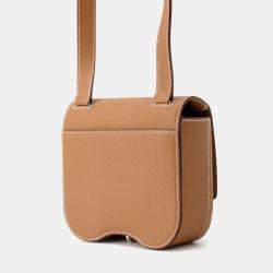 Pre Owned Hermes Della Cavaleria Mini Gold Epsom Bag