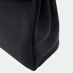 Pre Owned Hermes Kelly Retourne 32 Black Togo Leather Bag