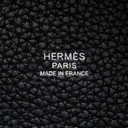 Pre Owned Hermes Picotin Lock 22 Black Taurillon Clemence Bag
