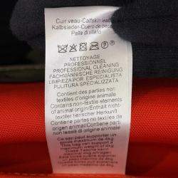 Pre Owned Hermes Dog  Khaki/Feu Toile Military Canvas Carry Bag