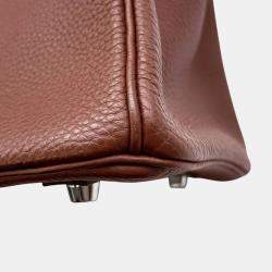 Pre Owned Hermes Birkin Sienne Togo Leather Size 30