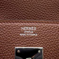 Pre Owned Hermes Birkin Sienne Togo Leather Size 30