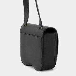 Pre Owned Hermes Della Cavalleria Black Epsom Size Mini