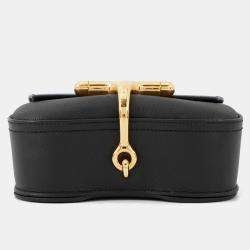 Pre Owned Hermes Della Cavalleria Black Epsom Size Mini