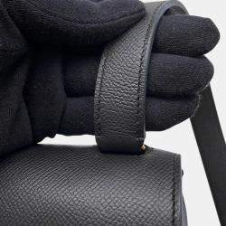 Pre Owned Hermes Della Cavalleria Black Epsom Size Mini