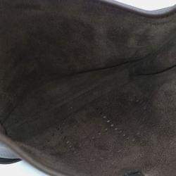 Pre Owned Hermes Evelyn 29 Brown Leather Bag 