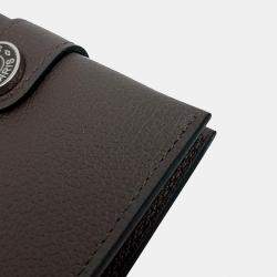 Pre Owned Hermes Brown Leather R.M.S. Card Wallet