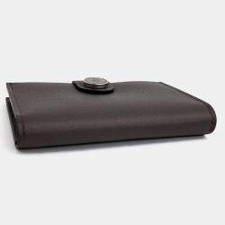 Pre Owned Hermes Brown Leather R.M.S. Card Wallet