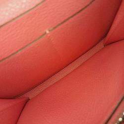 Pre Owned Hermes Pink Leather Constance Half Wallet