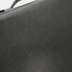 Pre Owned Hermes Sac a Depeches 38 Black Ardennes Handbag