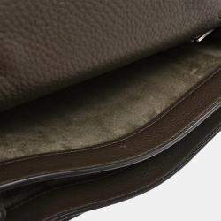 Pre Owned Hermes Sac a Depeches Vert Gris Taurillon Clemence Handbag