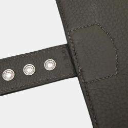 Pre Owned Hermes Sac a Depeches Vert Gris Taurillon Clemence Handbag