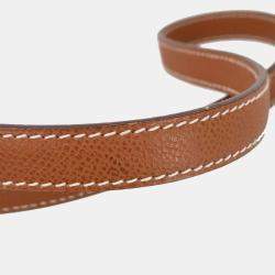 Pre Owned Hermes Cognac Epsom Evelyne TPM Shoulder Bag